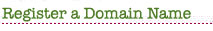 register a domain name